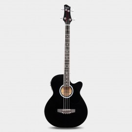 4 string Electric Acoustic Bass Guitar w/ 4-Band Equalizer EQ-7545R