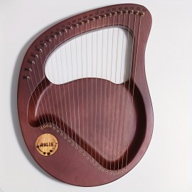 Learn to Play Music Easily with the Lyre 24-String Beginner Harp - Small & Portable!