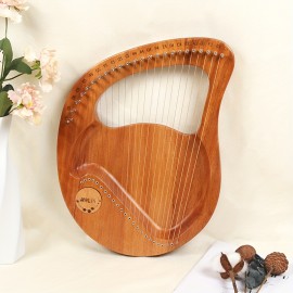 Learn to Play Music Easily with the Lyre 24-String Beginner Harp - Small & Portable!