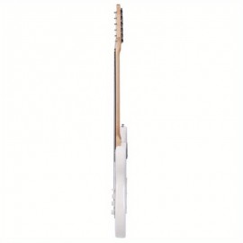 Exquisite Rosewood Fingerboard White Electric Guitar - High-Quality Instrument with Smooth Playability and Rich Tones - Perfect for Beginners and Professionals Alike