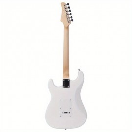 Exquisite Rosewood Fingerboard White Electric Guitar - High-Quality Instrument with Smooth Playability and Rich Tones - Perfect for Beginners and Professionals Alike