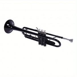 Black Nickel Plating Drop B Trumpet with High Musical Instrument Capabilities and Sound Glove Set in an Elegant Box