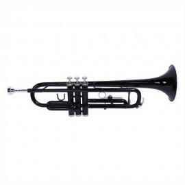 Black Nickel Plating Drop B Trumpet with High Musical Instrument Capabilities and Sound Glove Set in an Elegant Box