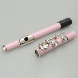 Cupronickel C 16 Closed Holes Concert Band Flute Pink