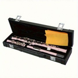 Cupronickel C 16 Closed Holes Concert Band Flute Pink