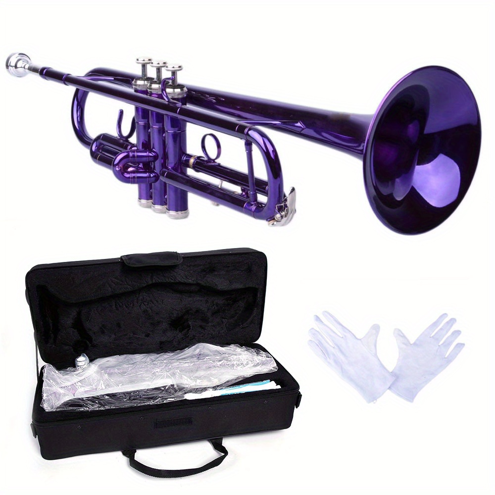 Brass B Flat Trumpet Violet