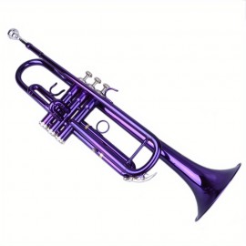 Brass B Flat Trumpet Violet