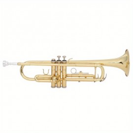 UBesGoo Beginner Gold Lacquer Brass Bb Trumpet with Care for Student School Band