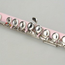 Pink 16-hole C-tone closed-hole copper flute+bar+cleaning cloth+lubricant+screwdriver