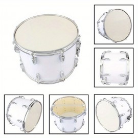 Marching Drum Set with Drumsticks Key Strap - Percussion Instrument for School Band - Adjustable Shoulder Strap Included