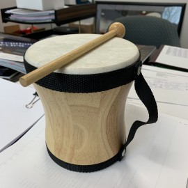 Professional Hand Drum with Sheepskin Head and Drumstick - Wooden Percussion Instrument - Includes Carry Bag - Ideal for Music Enthusiasts, Gifts, and Drumming Sessions - Suitable for Ages 14+