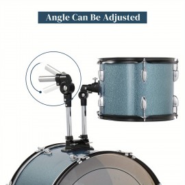 22in poplar double oil skin star dot blue drum kit for adults