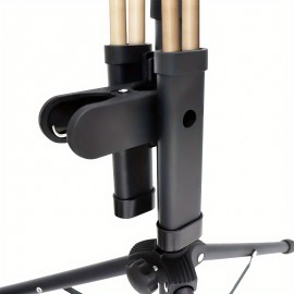 Drum Stick Holder - Easy-to-Detach Design with Spacious Storage Case and Secure Grip Holder - Ideal for Drummers of All Levels, Perfect for Entry-Level Drum Enthusiasts