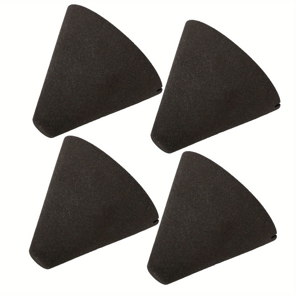 4-Pack Drum Mute Pads Cone Shape Plastic Sponge Silencers for Electronic Drum Kit Accessories Uncharged