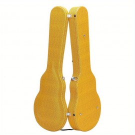 Hard-Shell Electric Guitar Case for GLP Style Electric Guitar Bulge Surface Yellow