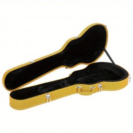 Hard-Shell Electric Guitar Case for GLP Style Electric Guitar Bulge Surface Yellow