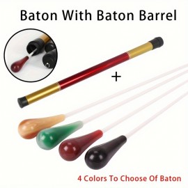 Rosewood Conductor's Baton for Orchestra and Chorus - Lightweight, Durable Musical Instrument Accessory with Redwood Handle