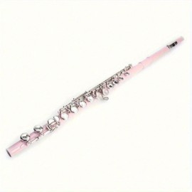 Cupronickel C 16 Closed Holes Concert Band Flute Pink