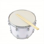 Marching Drum Set with Drumsticks Key Strap - Percussion Instrument for School Band - Adjustable Shoulder Strap Included