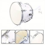 Marching Drum Set with Drumsticks Key Strap - Percussion Instrument for School Band - 14 x 10 inches Adjustable Shoulder Strap included