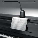 55'' Ultra Wide Illumination Piano Light, 12W LED Professional Eye Caring Piano Lamp with Auto-Dimming, Dimmable Modern Reading Lamp, 2H Timer, Music Stand Light for Upright Piano