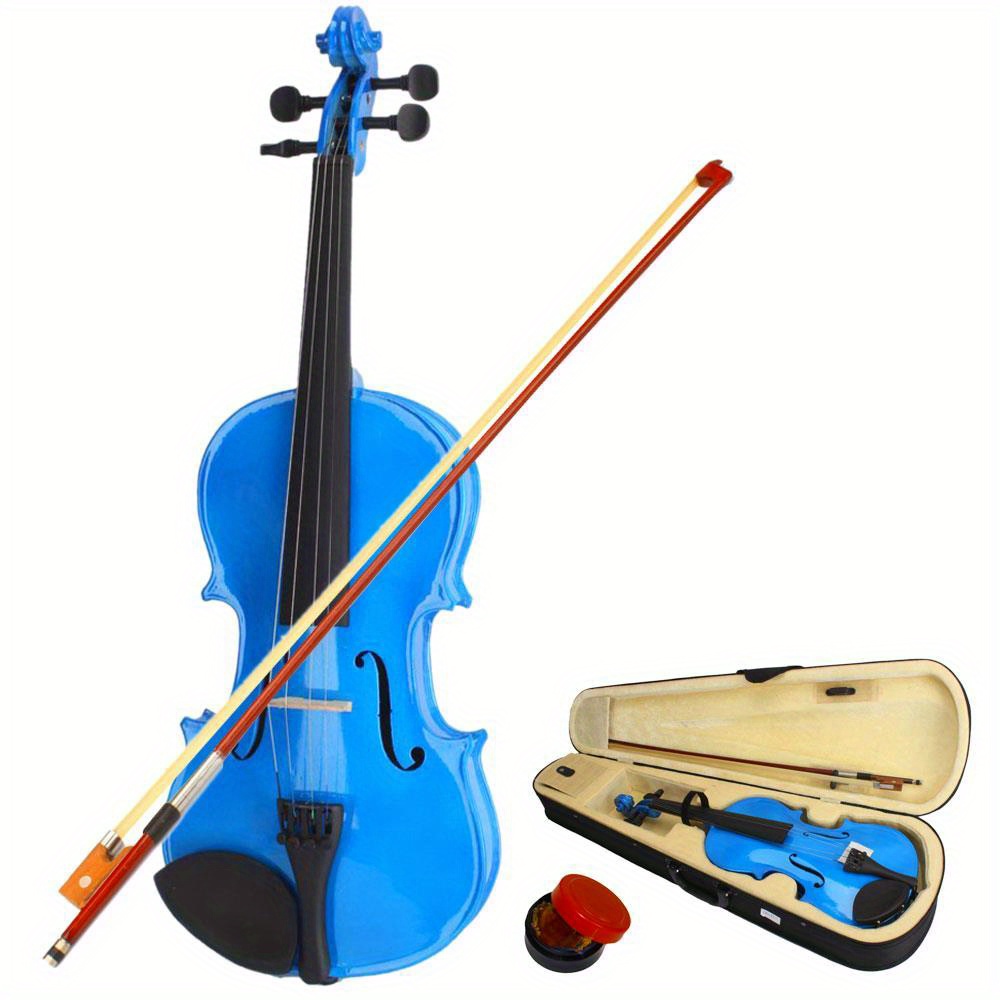 4 4 full size dark   violin pack with arbor white   bow and basswood violin details 16