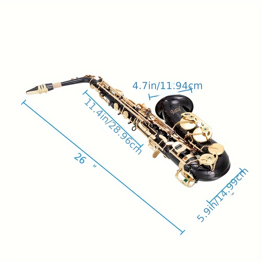 alto saxophone   alto sax eb with 11reeds case   black color for students and beginners details 4