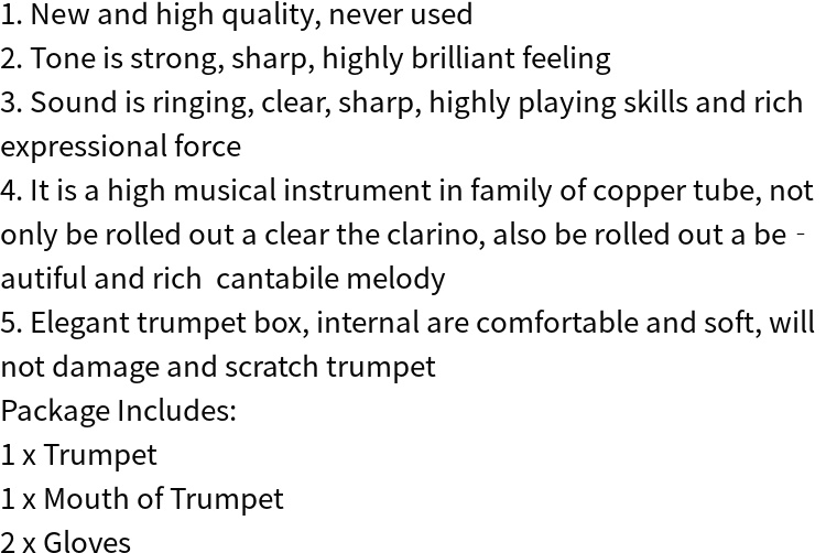 high quality black nickel plating drop b trumpet set with elegant for sound details 0