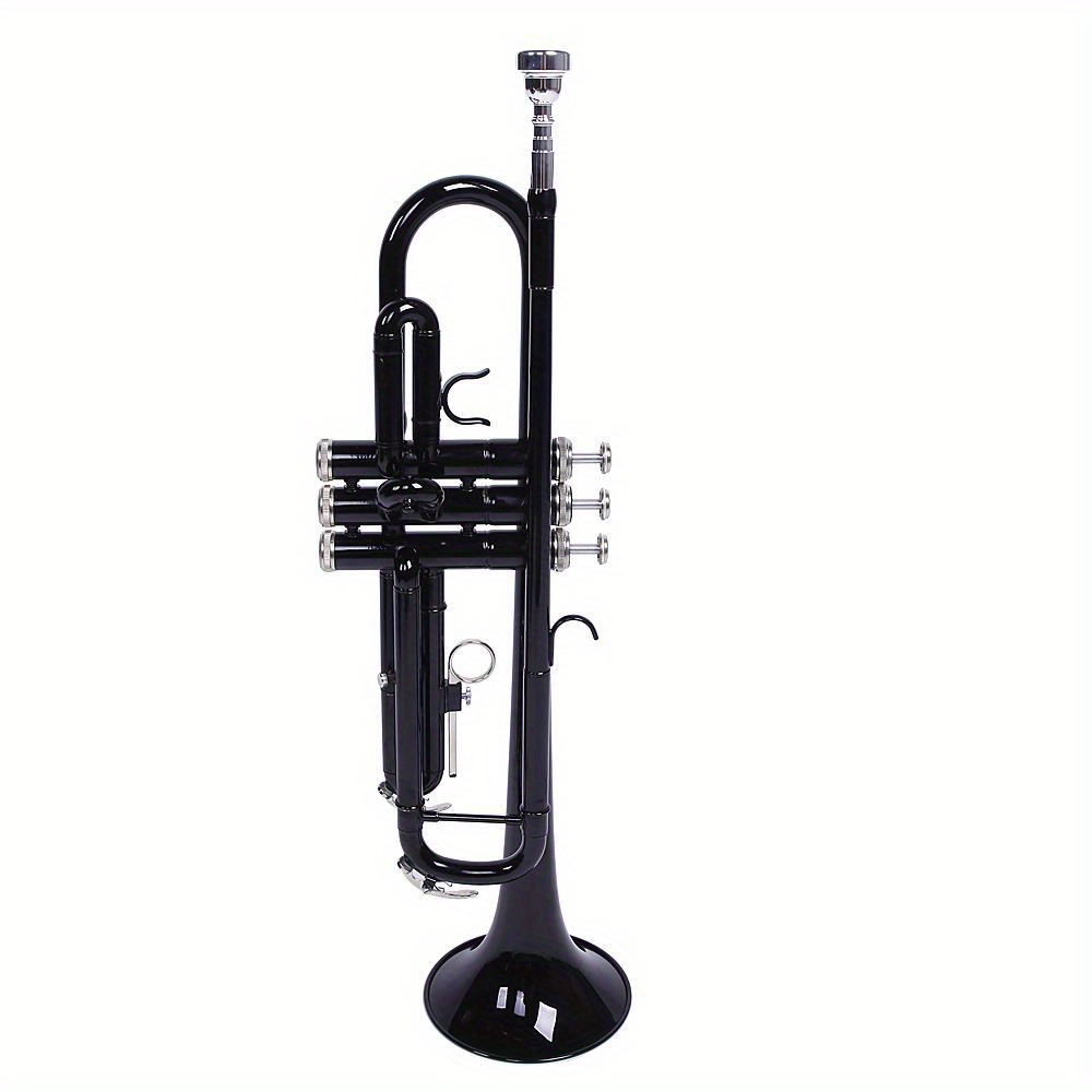 high quality black nickel plating drop b trumpet set with elegant for sound details 2