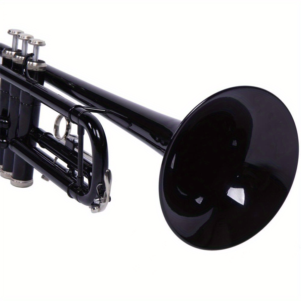 premium drop b trumpet gloves set with black nickel plating in elegant box ensures high quality sound details 4