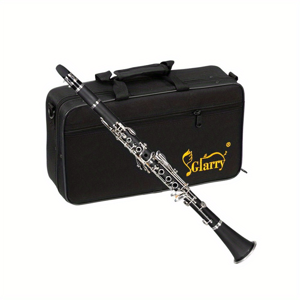 17 key beginner clarinet black with 2 mouthpieces connector for students details 4