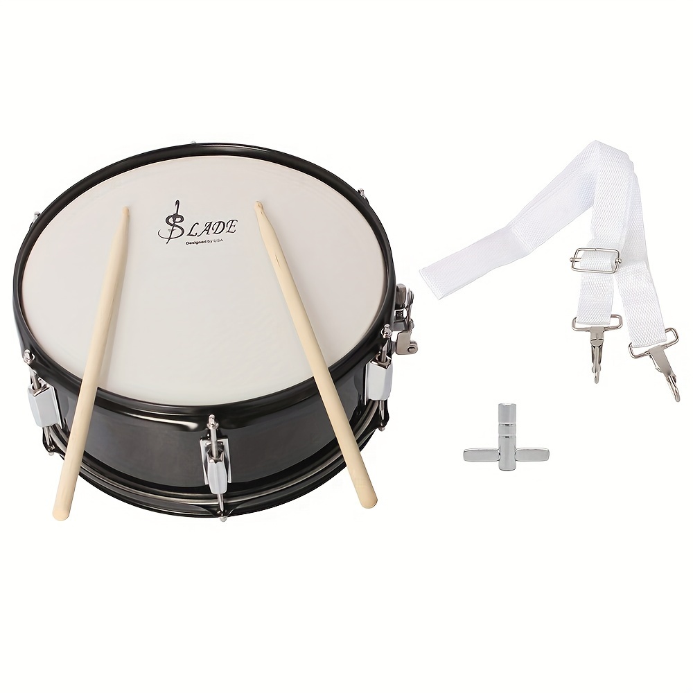   14 inch snare drum set stainless steel marching drum with angelic voice heavenly sound powerful tone 14 49 inch drum width details 2