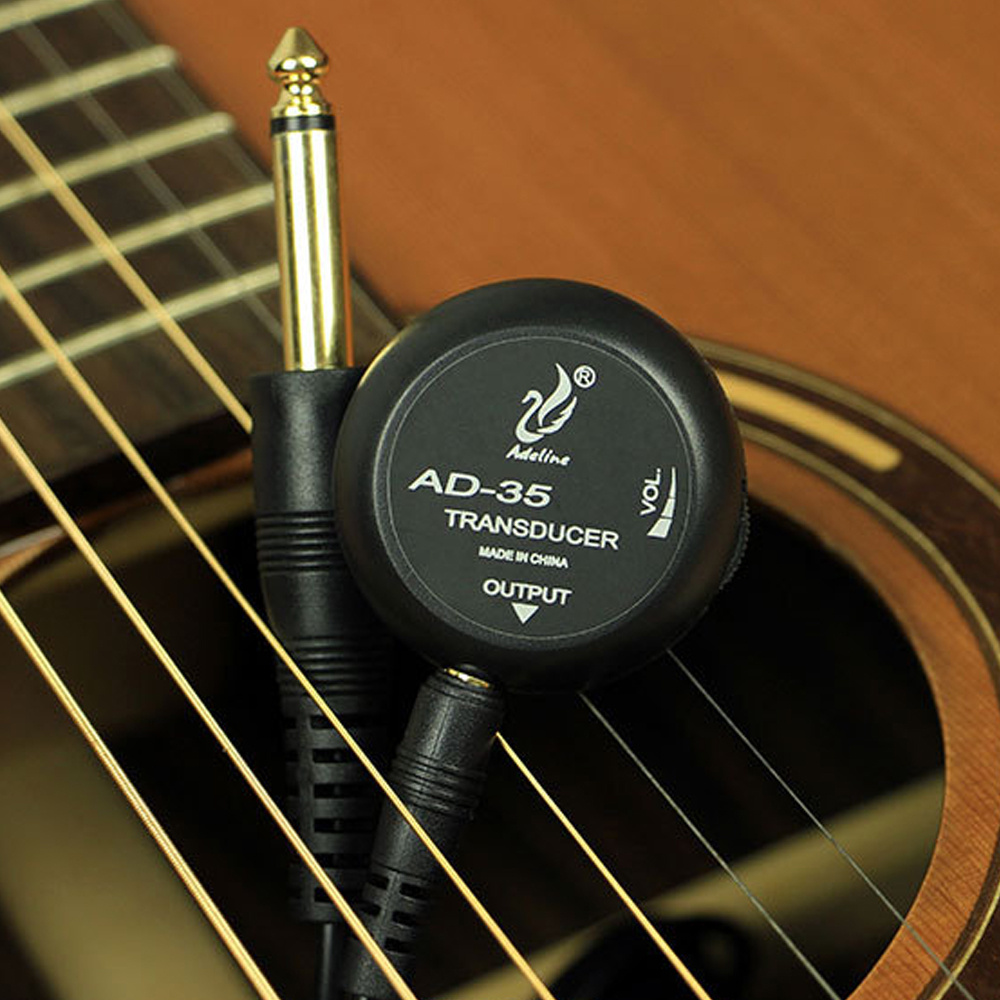   ad 35 mini sound pick up   amplifier   stick   pickup for acoustic guitar ukulele violin cello banjo details 4