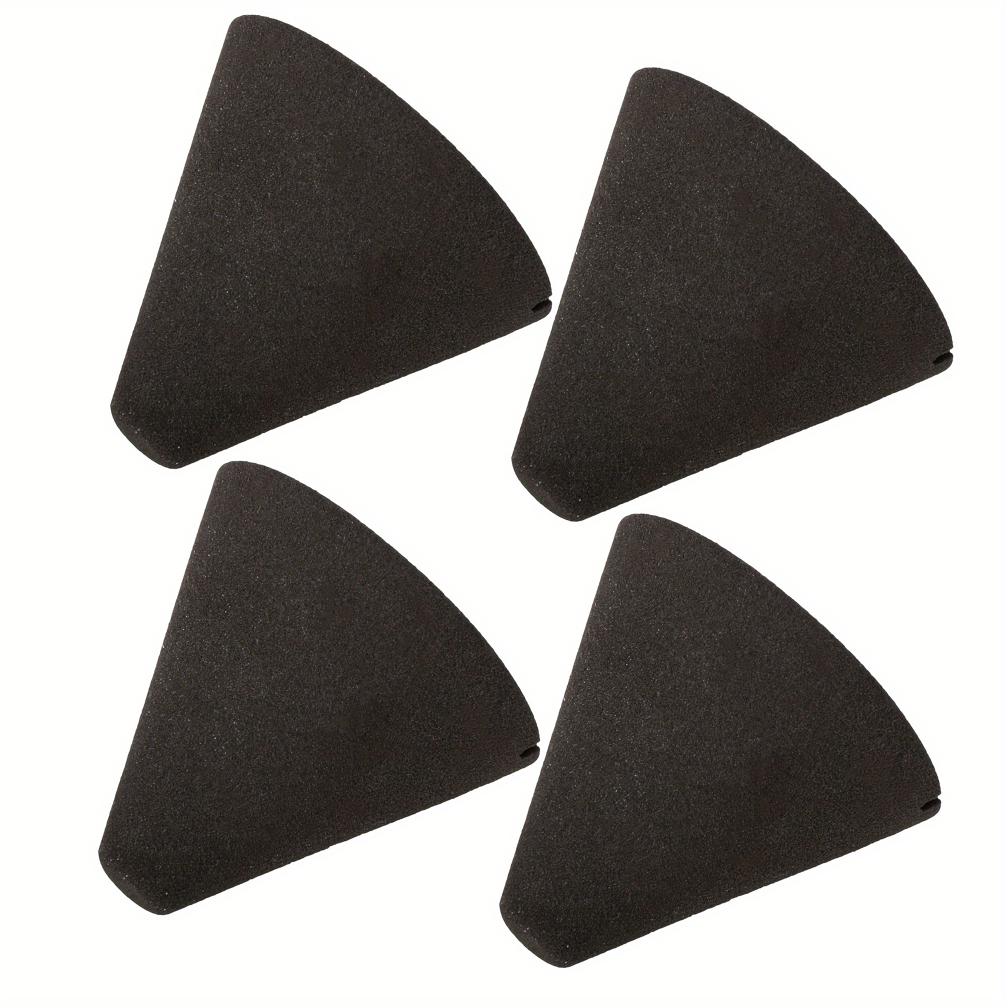 4 pack drum mute pads cone shape plastic sponge   for electronic drum kit accessories uncharged details 0